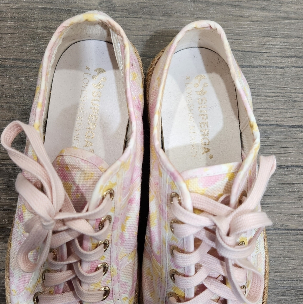 Superga Loveshackfancy Platform Canvas Espadrille… - image 8